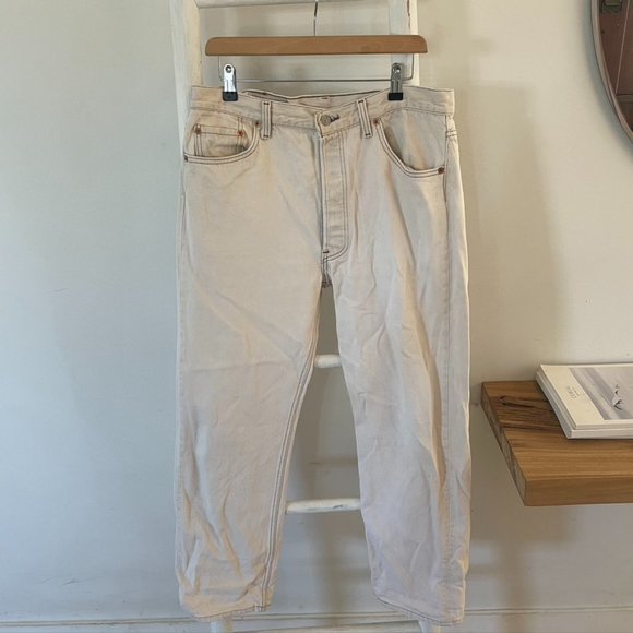 Vintage Levis off white Jeans - Picture 1 of 5
